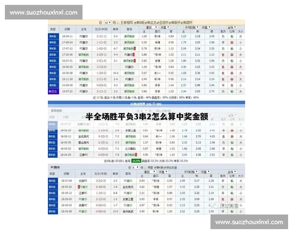 深入解析体育足球彩票竞彩胜平负玩法规则与中奖技巧全方位指南